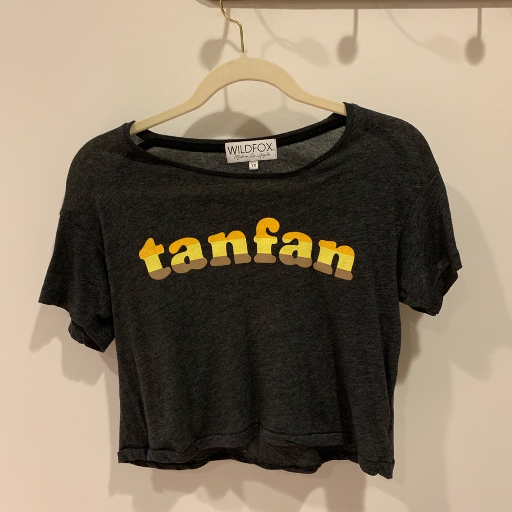 Wildfox cropped tee